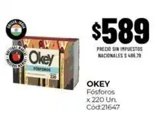 Diarco Okey - fósforos oferta