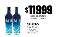 Diarco Spirito - spirito gin blue x 700ml. cód:25103 oferta