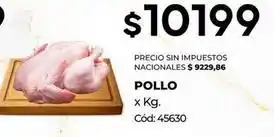 Pollo x kg. cód: 45630