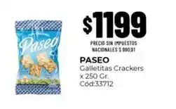 Diarco Paseo - galletitas crackers cód:33712 oferta