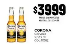 Diarco Corona - cerveza x 333 ml. cód:10512 oferta