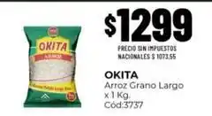 Diarco Arroz grano largo x 1 kg. cód:3737 oferta