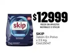 Diarco Skip - jabón en polvo x 2.5 kg. cód:25047 oferta