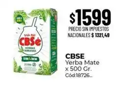 Diarco Cbse - yerba mate x 500 gr oferta