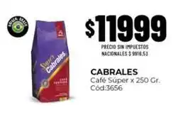 Diarco Cabrales - café súper x 250 gr. cód:3656 oferta