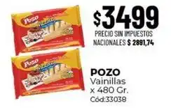 Diarco Pozo - vainillas x 480 gr. cód:33038 oferta
