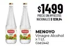 Diarco Menoyo - vinagre alcohol x 1 lt. cód:2442 oferta