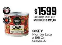 Diarco Okey - morrón lata x 198 gr. cód:28605 oferta