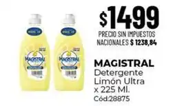 Diarco Magistral - detergente limón ultra x 225 ml. cód:28875 oferta