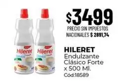 Diarco Hileret - endulzante clásico fuerte x 500 ml. cód:18589 oferta