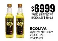 Diarco Ecoliva - aceite de oliva x 500 ml. cód:30421 oferta
