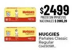 Diarco Huggies - pañales classic regular cód:50581 oferta