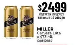 Diarco Miller - cerveza lata x 473 ml. cód:12984 oferta