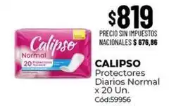 Diarco Calipso - protectores diarios normal x 20 un oferta