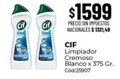 Diarco Cif - limpiador cremoso blanco cód:25907 oferta