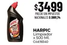 Diarco Harpic - limpiador x 500 ml. cód:16540 oferta