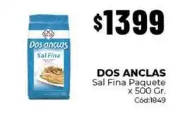 Diarco Dos anclas - sal fina paquete oferta