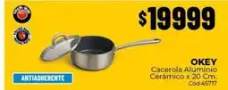 Diarco Okey - cacerola aluminio cer uevo mico x 20 cm oferta