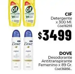 Diarco Cif - detergente x 300 ml. cód:16293 oferta