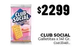 Diarco Club social - galletitas x 141 gr. cód:33461 oferta