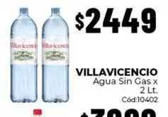 Diarco Villavicencio - agua sin gas x 2 lt. cód:10402 oferta