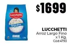 Diarco Lucchetti - arroz largo fino x 1 kg oferta