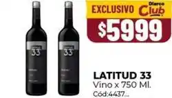 Diarco Latitud 33 - latitud 33 vino oferta
