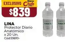 Diarco Lina - protector diario anat uevoico x 20 un. c uevo39d:59810 oferta