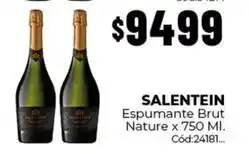 Diarco Salentein - espumante brut nature x 750 ml oferta