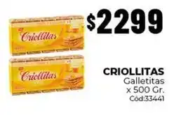 Diarco Criollitas - galletitas x 500 gr. cód:33441 oferta