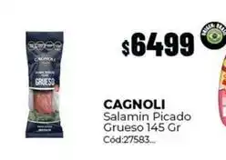 Diarco Cagnoli - salami picado grueso 145 gr cód:27583 oferta