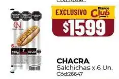 Diarco Salchichas x 6 un oferta