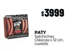 Diarco Paty - salchichas clásicas x 12 un. cód:8335 oferta