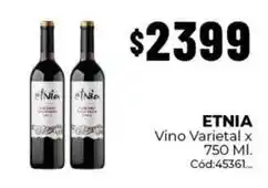 Diarco Etnia - vino varietal x 750 ml oferta