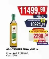 Maxiconsumo Ac. l.toscana oliva oferta
