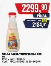 Maxiconsumo Tahiti - salsa cesar 265 cc oferta