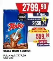Maxiconsumo Toddy - cacao oferta