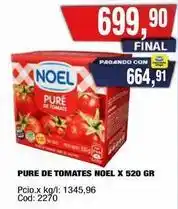 Maxiconsumo Noel - pure de tomates oferta