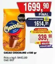 Maxiconsumo Chocolino - cacao x180 gr oferta