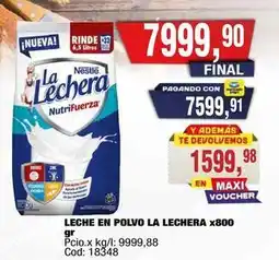 Maxiconsumo La lechera - leche en polvo x800 gr oferta