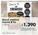 Disco Cuisine - queso cremoso oferta
