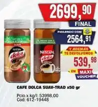 Maxiconsumo Nescafé - cafe dolca suav-trad x50 gr oferta