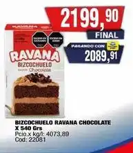Maxiconsumo Ravana - bizcochuelo ravana chocolate oferta