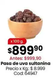 Coto Pasa de uva sultanina oferta