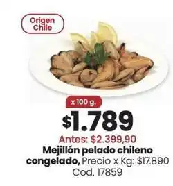 Coto Origen - mejillón pelado chileno congelado oferta