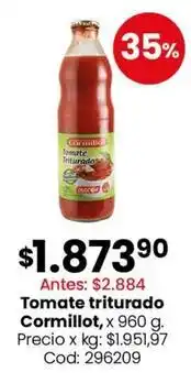 Coto Cormillot - tomate triturado oferta