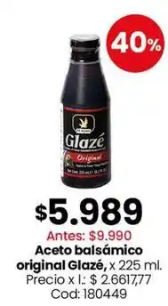Coto Aceto balsámico original glazé oferta