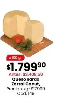 Coto Queso sardo oferta