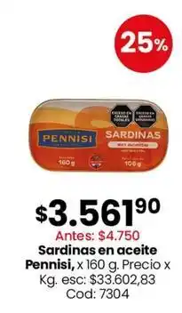 Coto Pennisi - sardinas en aceite oferta