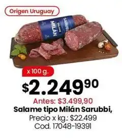 Coto Origen - salame tipo milán oferta